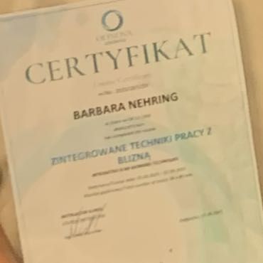 Certyfikat ukończonego szkolenia